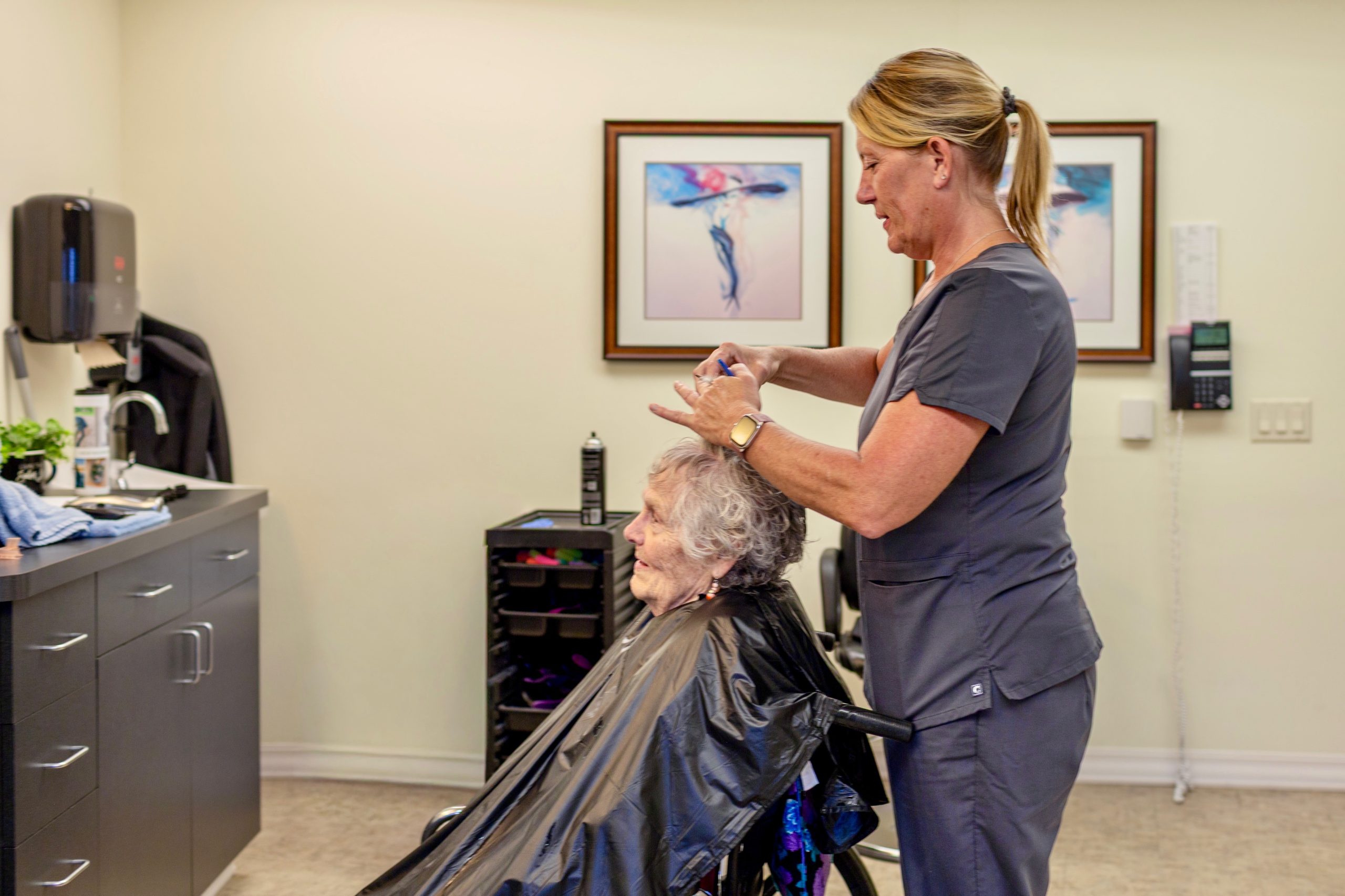 Salon Cypress, the on-site hair and beauty salon